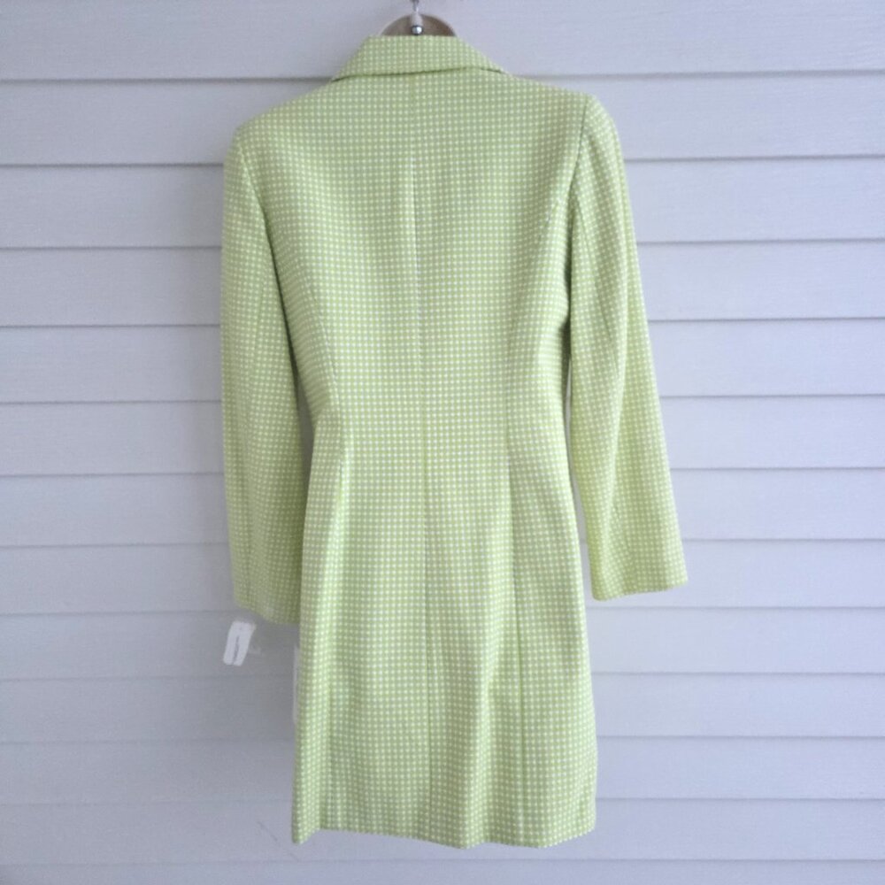 Y2K Yves Cossette Depeche Mode Green with white jacket NWT Size 8 - Picture 5 of 12